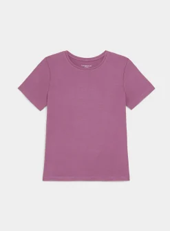 Flowy crew-neck T-shirt
