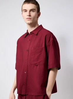 Fluid crinkled shirt