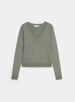 Fluid V-neck sweater