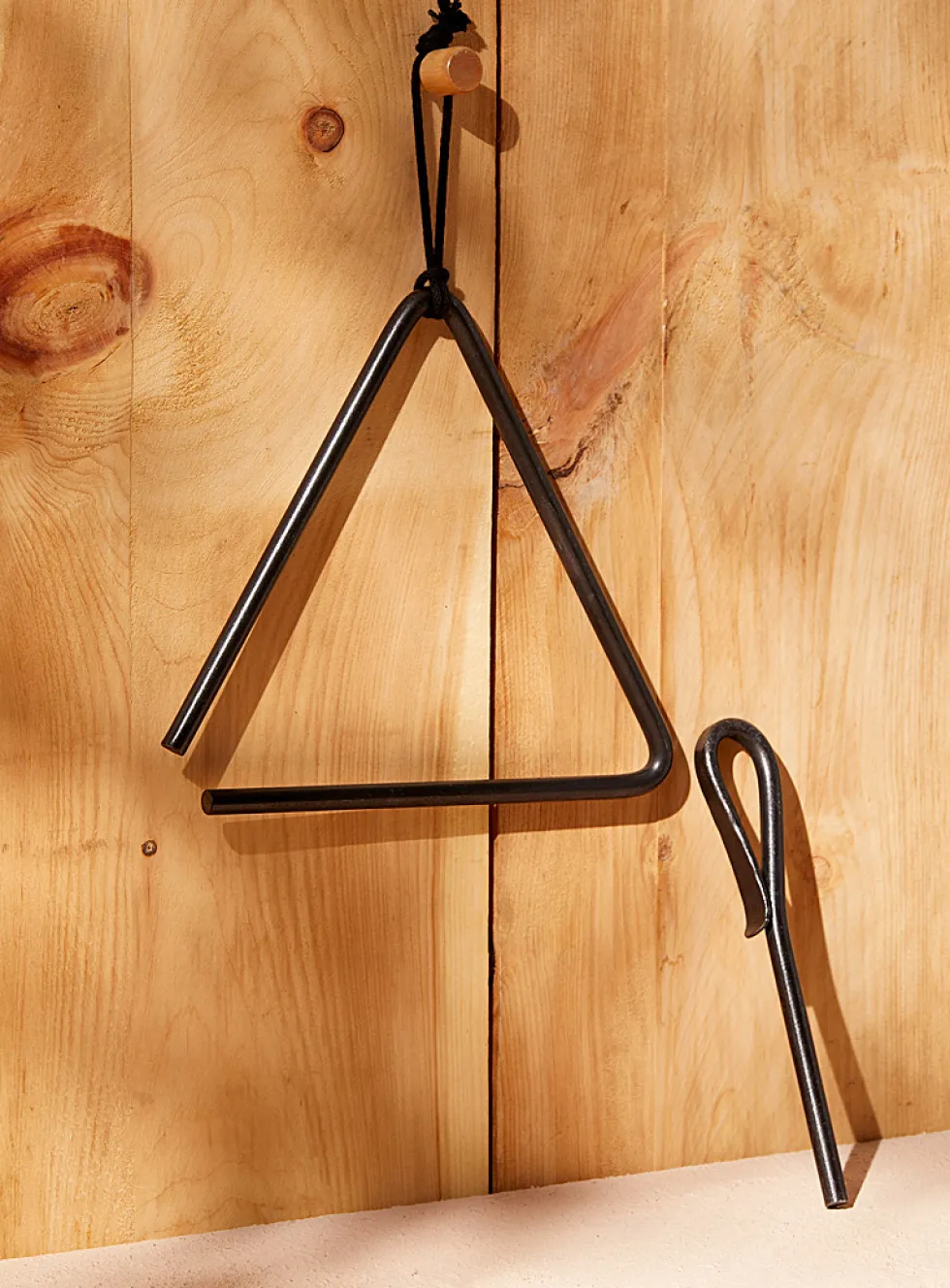 Forged triangle bell