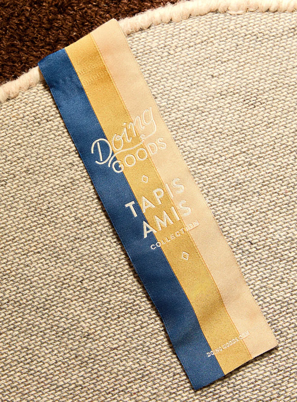 Francis pure wool tufted fawn rug