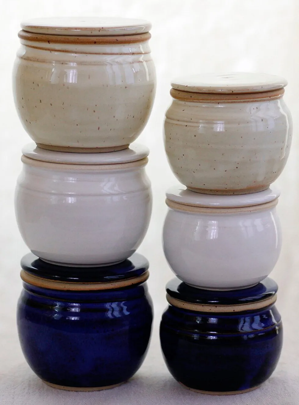 French stoneware butter dish