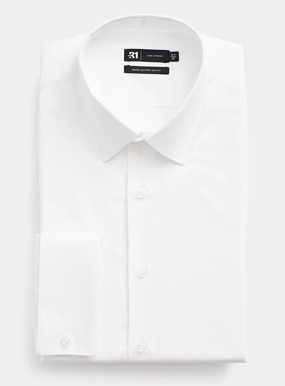 French-cuff stretch shirt