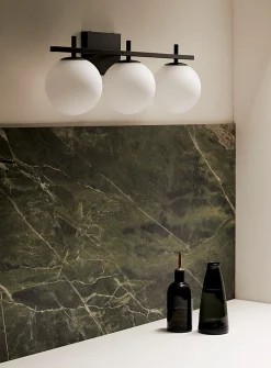 Frosted bubbles sconce