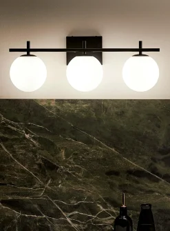 Frosted bubbles sconce