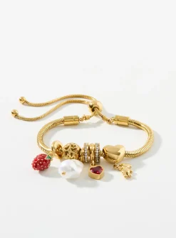 Fun-charm golden bracelet