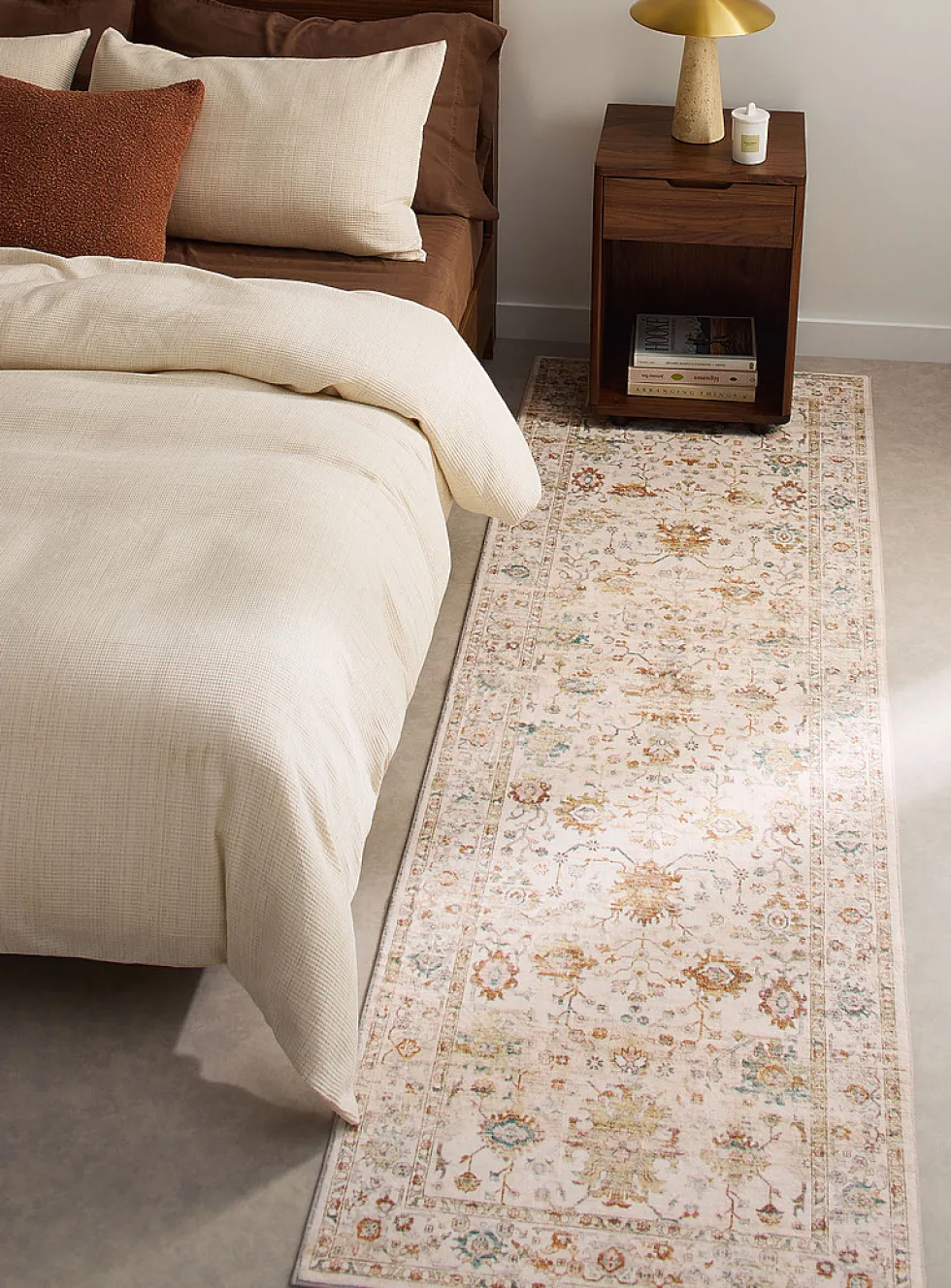 Gentle whisper ultra-soft Persian-style hallway rug