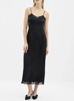 Givre satiny slip dress