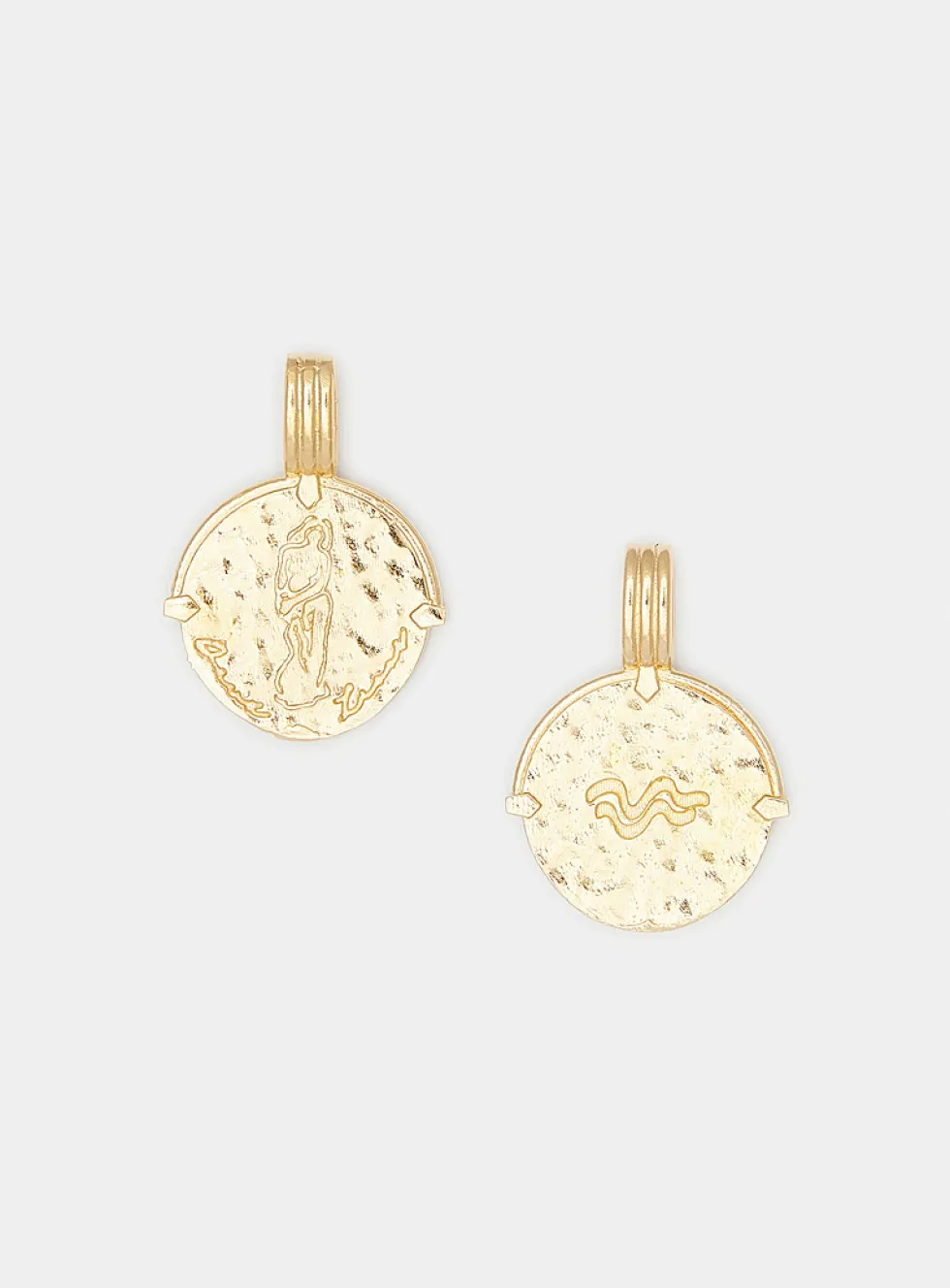 Gold vermeil zodiac sign pendant necklace