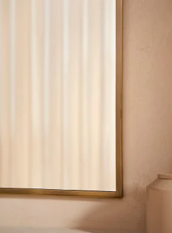 Golden arch sleek mirror