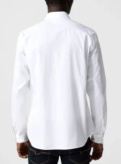 Golden logo plate shirt