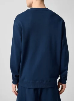 Golden logo plate sweatshirt