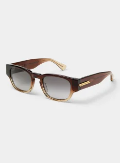 Gradient oval sunglasses