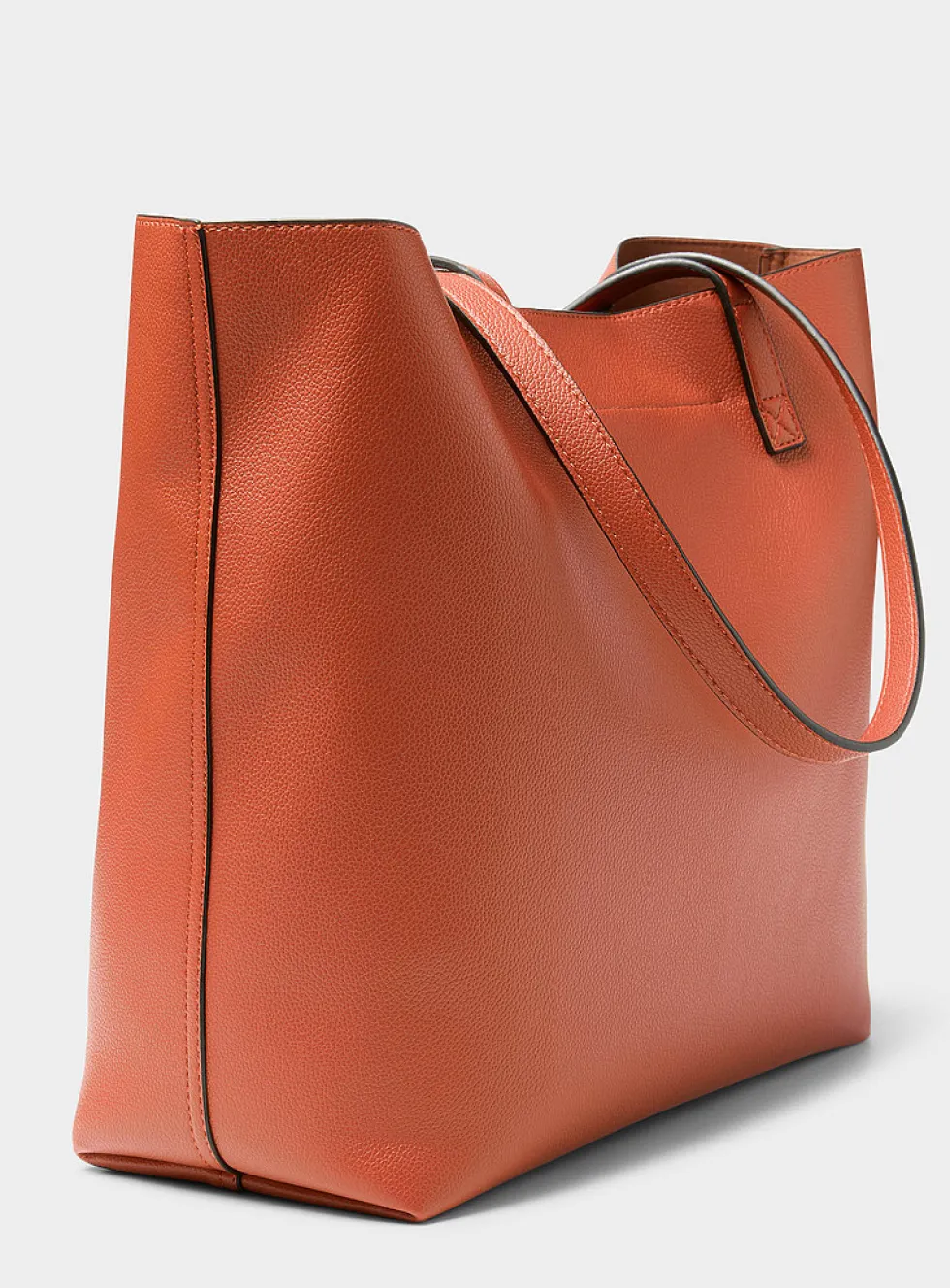 Grained minimalist tote bag