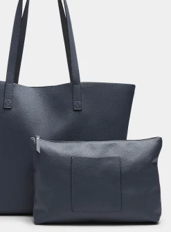 Grained minimalist tote bag