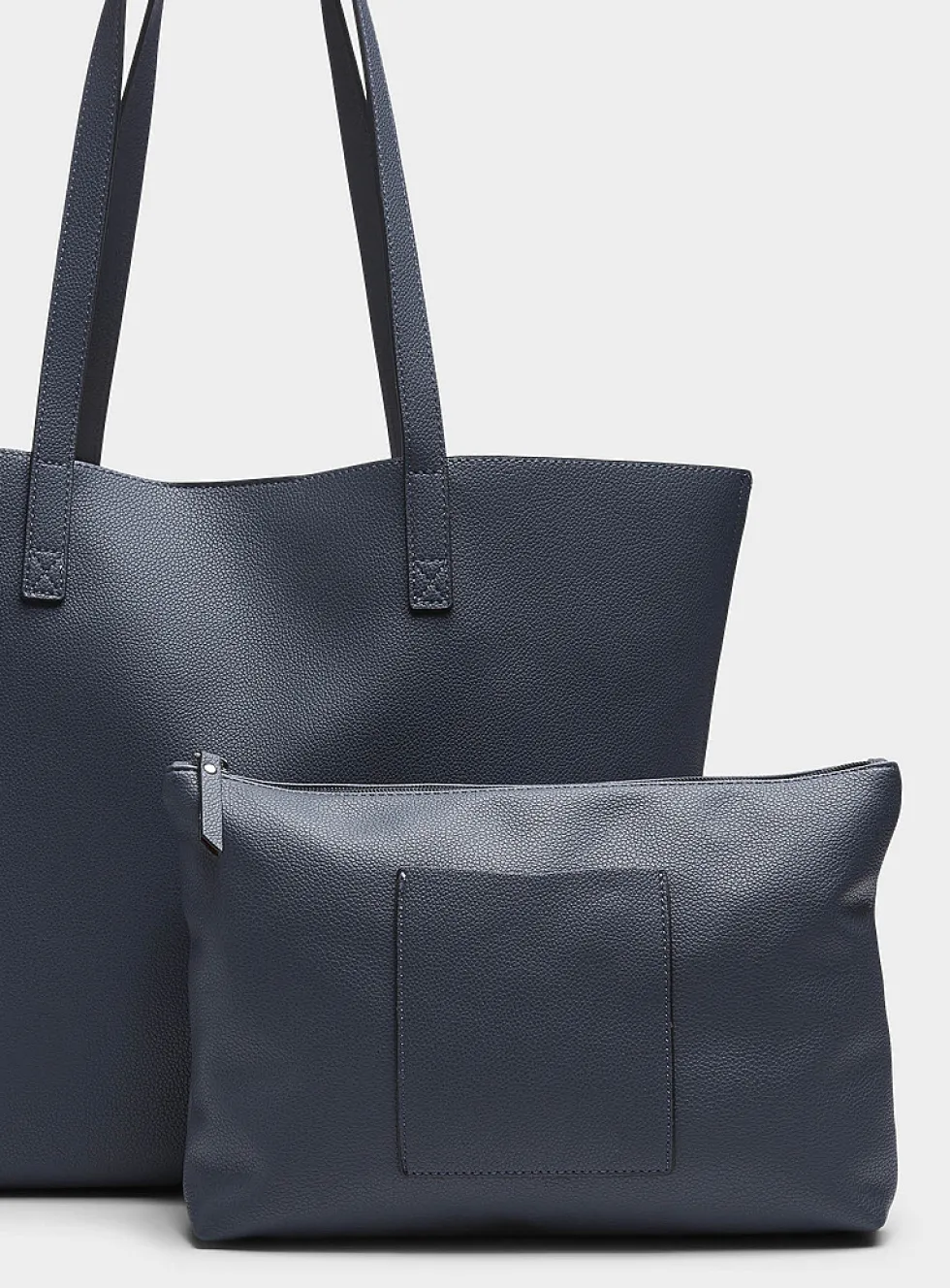 Grained minimalist tote bag