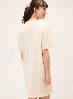 Graphic print T-shirt dress