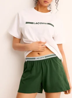 Green and white heritage pyjama set