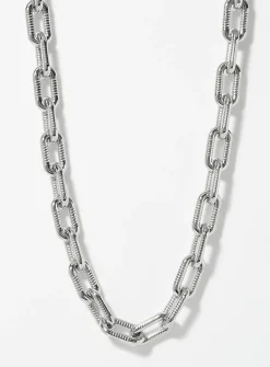 Grooved link massive chain