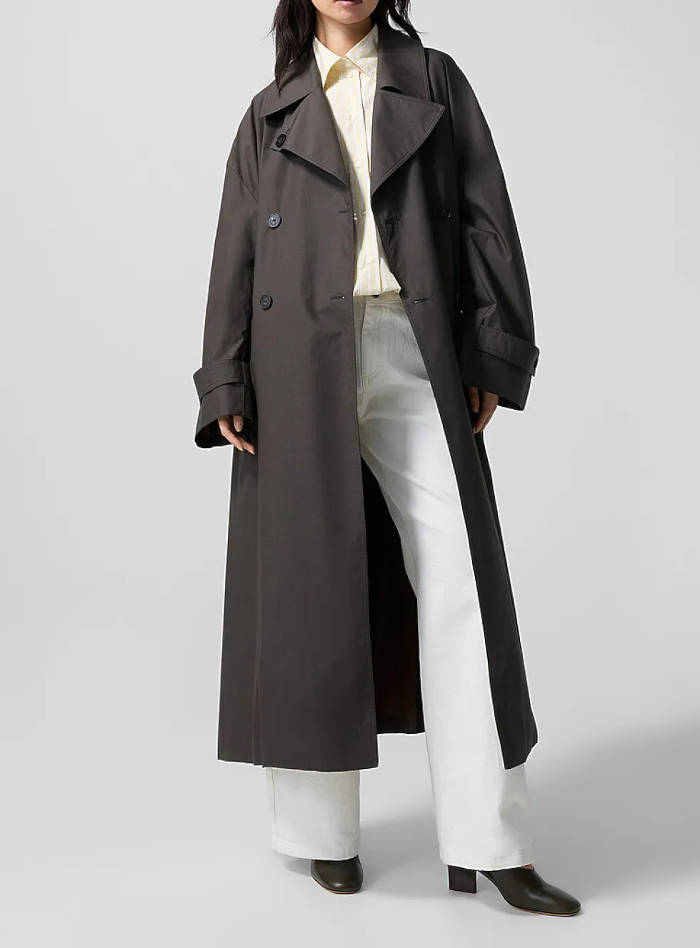Helio loose trench coat