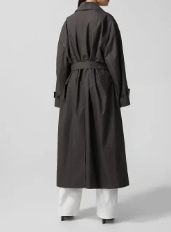 Helio loose trench coat