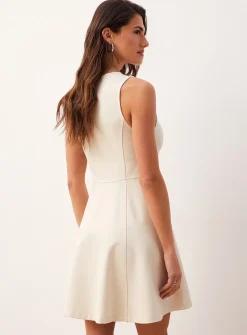 Interlock tennis minidress