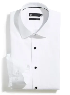 Jacquard bib tuxedo shirt