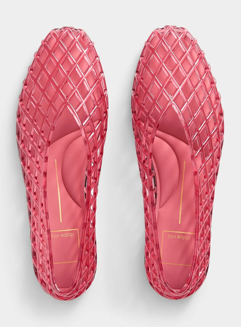 Jam jelly mesh ballet flats