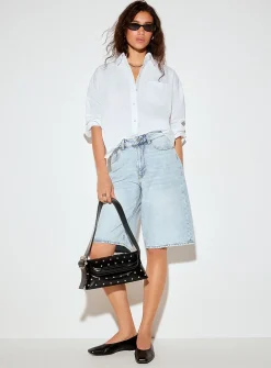 Jamie patch pocket loose shirt