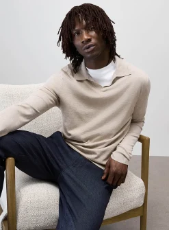 Johnny collar minimalist sweater