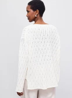 Jude oversized silk and cotton sweater