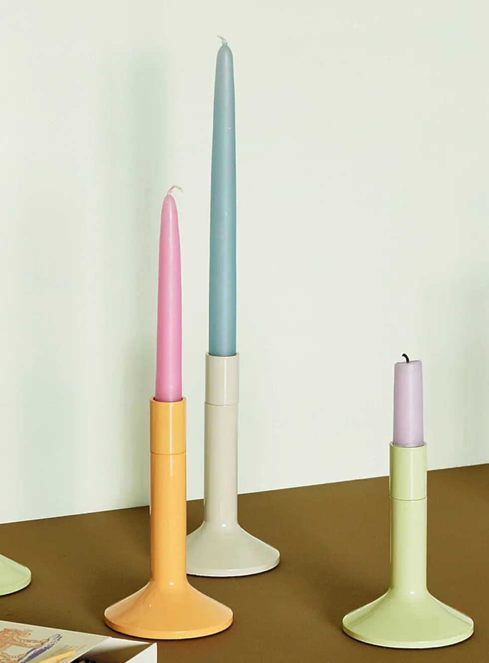 Kindred colourful candle holders
