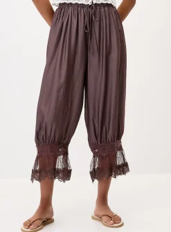 Lace ankle bloomer pant