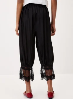 Lace ankle bloomer pant