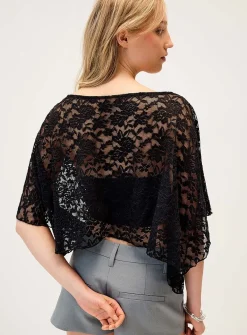Lace poncho