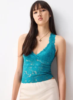 Lace racerback cami