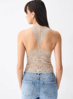 Lace racerback cami