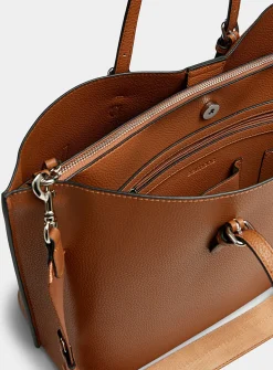 Large minimalist work tote bag