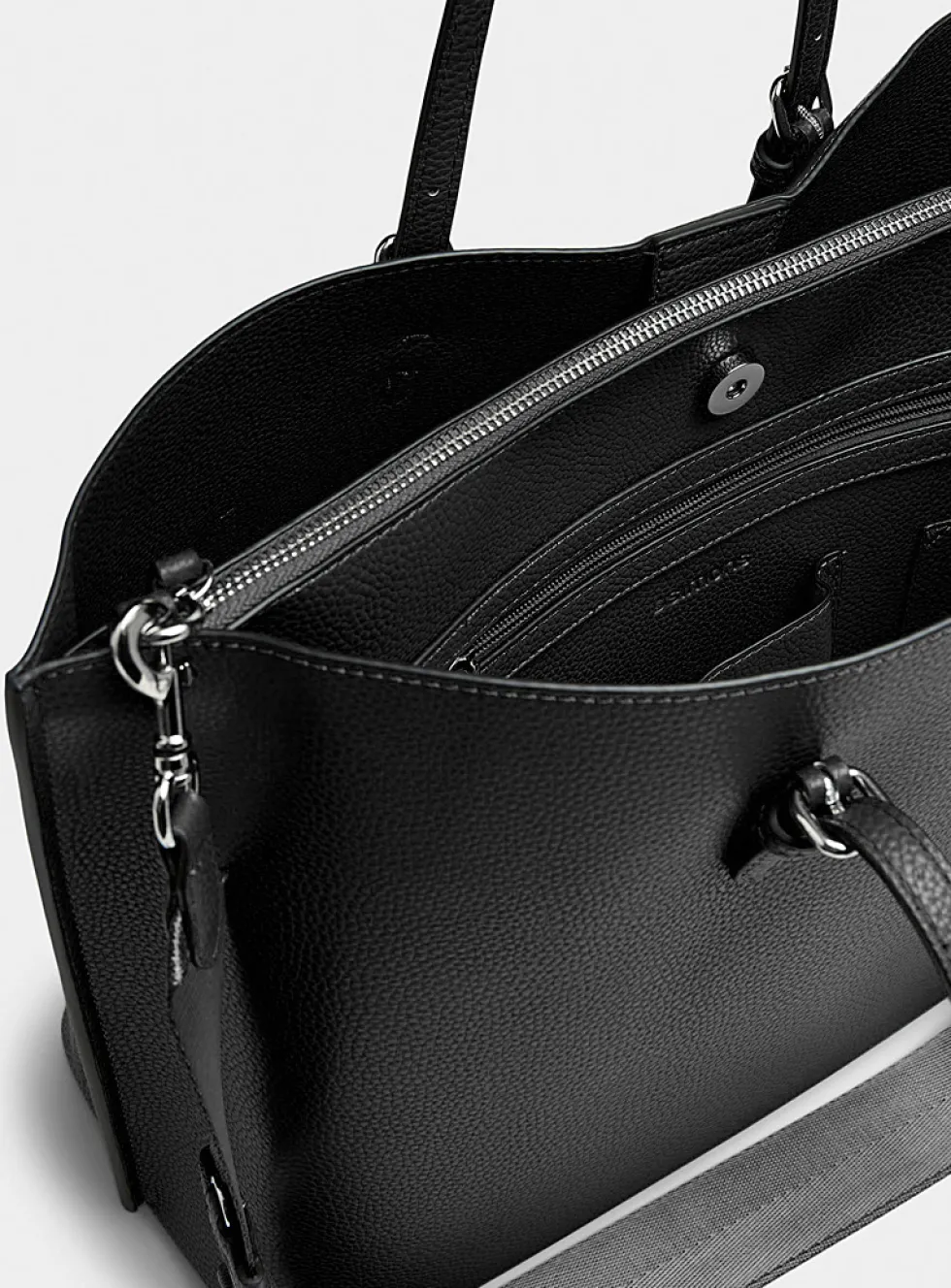 Large minimalist work tote bag