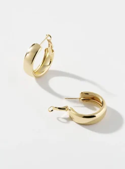 Large modern hoops