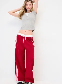 Layered-look hooded T-shirt