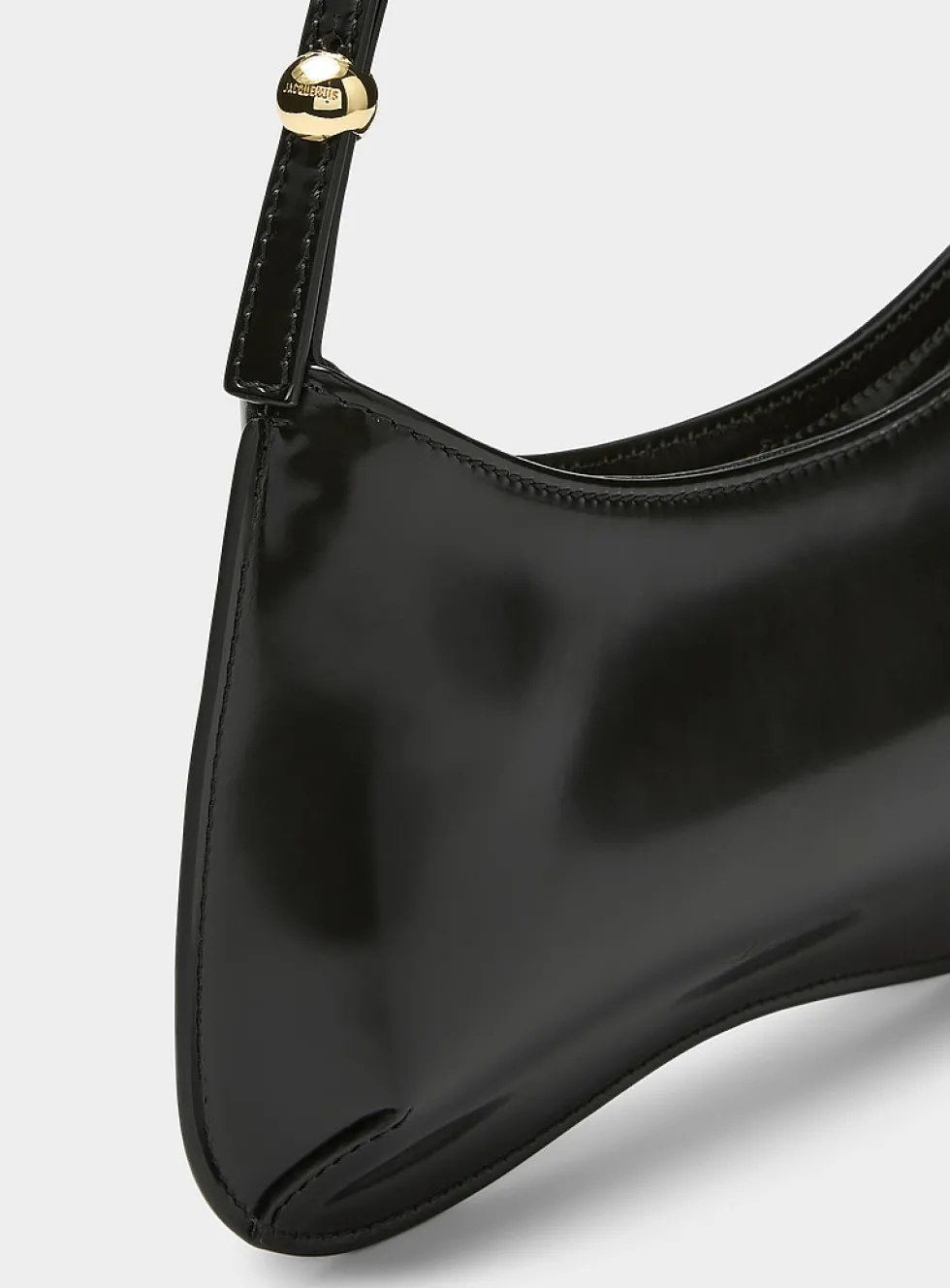 Le Bisou gblack leather handbag