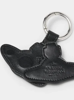 Leather magnetic key chain