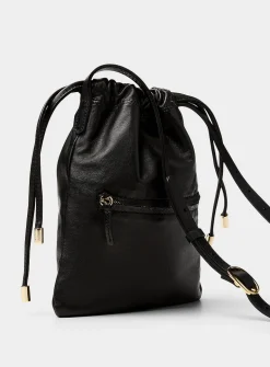 Lerie supple leather crossbody bag