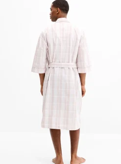Lightweight check robe
