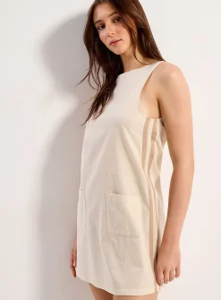 Lightweight cotton A-line dress