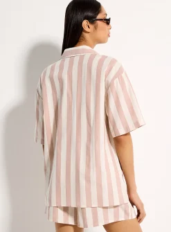 Lightweight cotton camp shirt