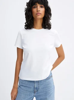 Lightweight jersey crew-neck tee