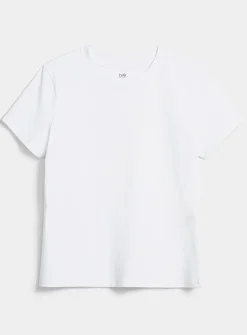 Lightweight jersey crew-neck tee
