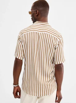 Lightweight nautical stripe shirt